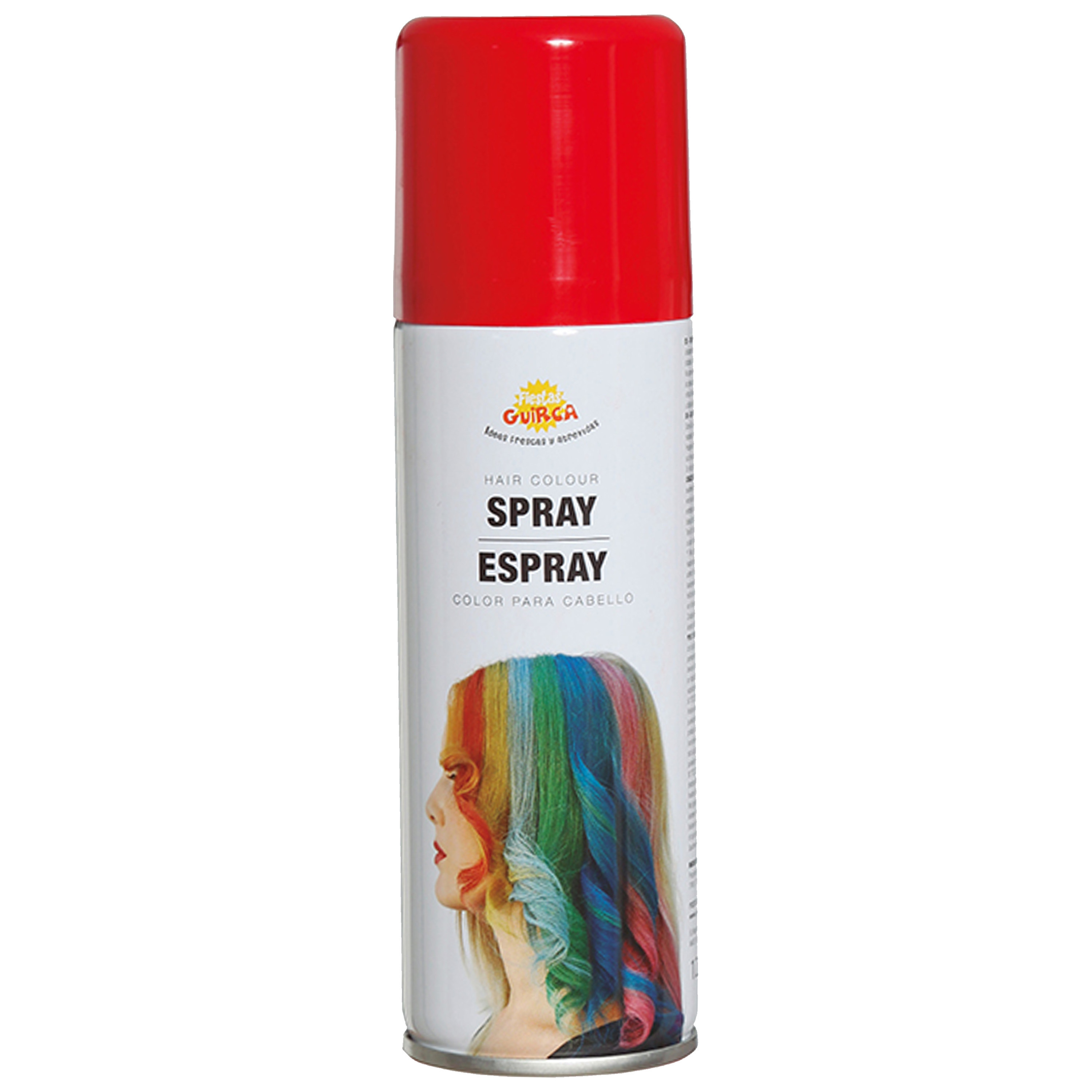 Afbeelding van Carnaval verkleed haar verf/spray - rood - spuitbus - 125 ml