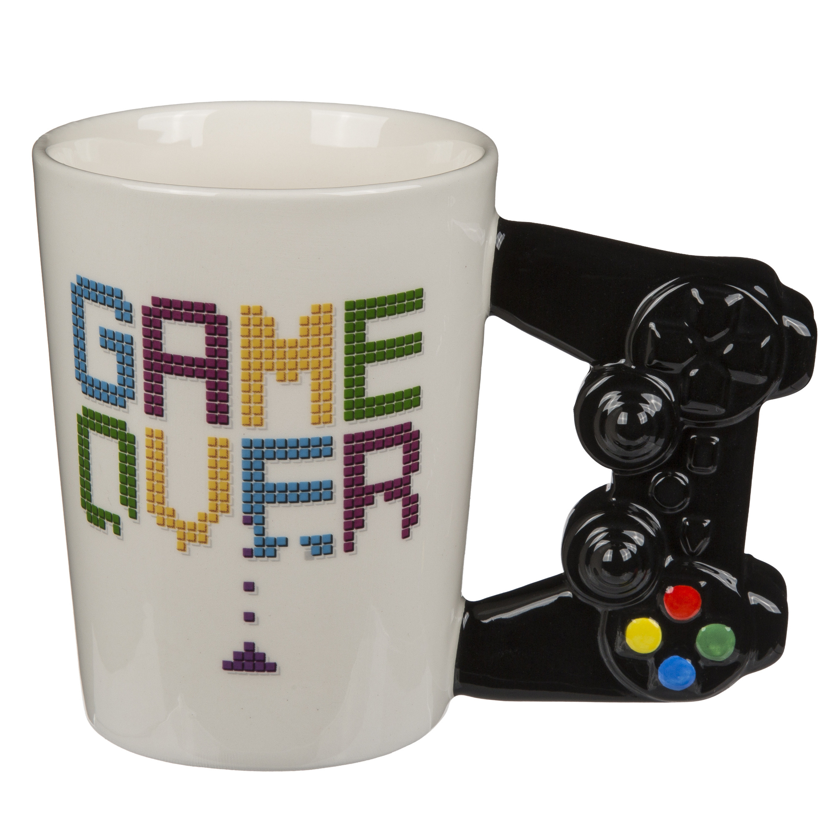 Afbeelding van Koffie mok/beker Game Over - controller - keramiek - 330 ml
