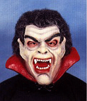 Latex Dracula halloween feestmasker