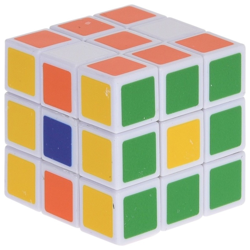 Afbeelding van Magische kubus puzzel spelletje 3,5 cm speelgoed
