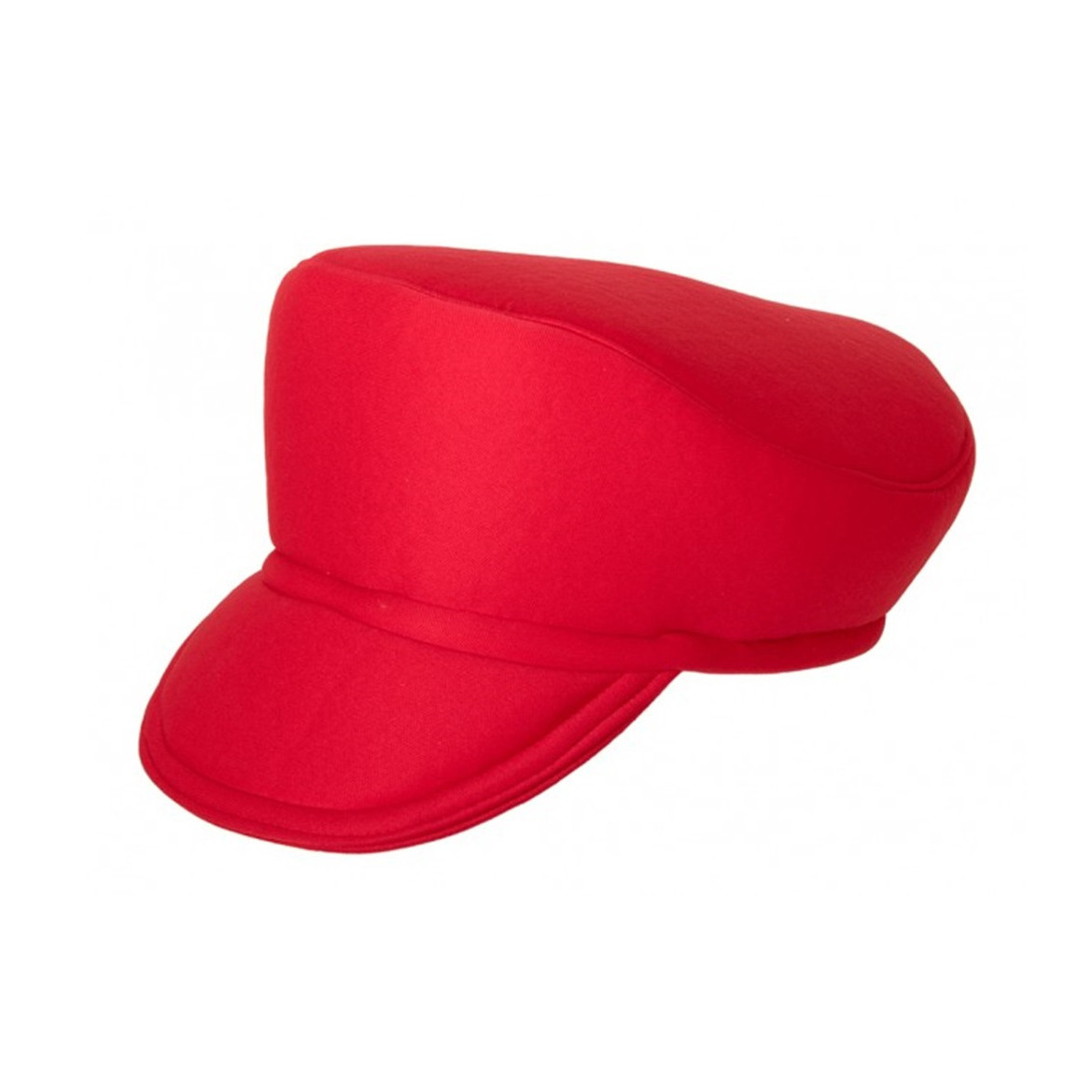 Afbeelding van Verkleed hoedje/petje voor een Loodgieter - rood - volwassenen - cartoon en strip/game figuren