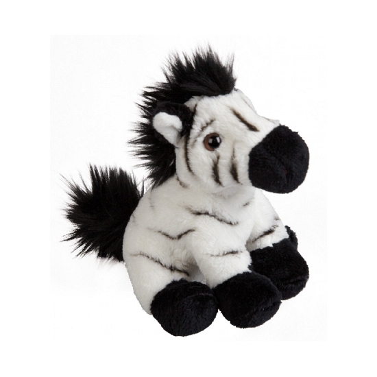 Afbeelding van Zebra speelgoed knuffel 15 cm