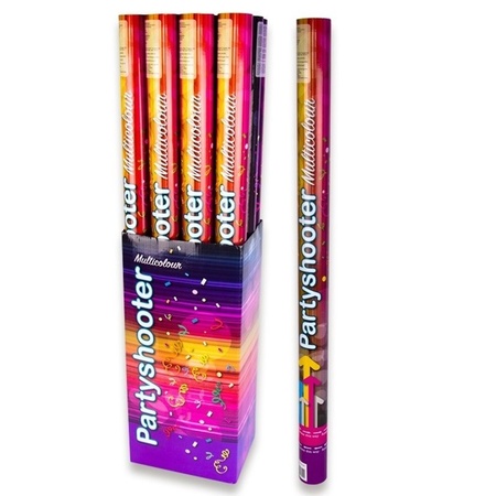 10 party confetti shooters 80 cm