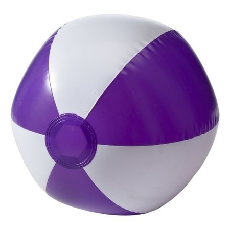 10x Inflatable beachballs purple