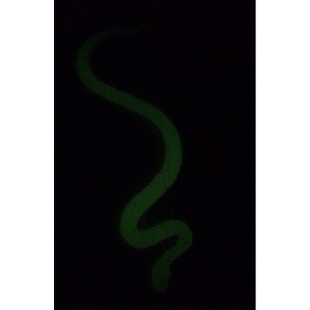 10x Plastic speelgoed dieren slangen glow in the dark 15 cm