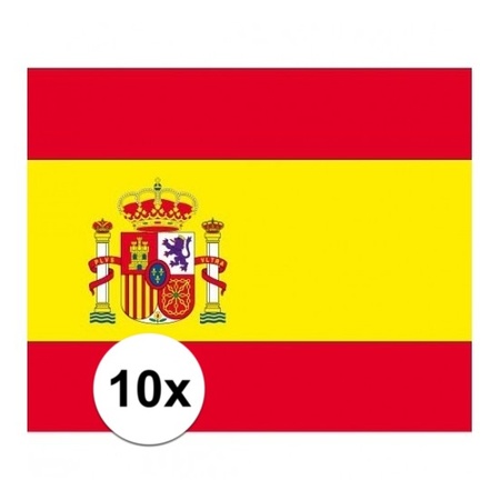10x Flag Spain stickers