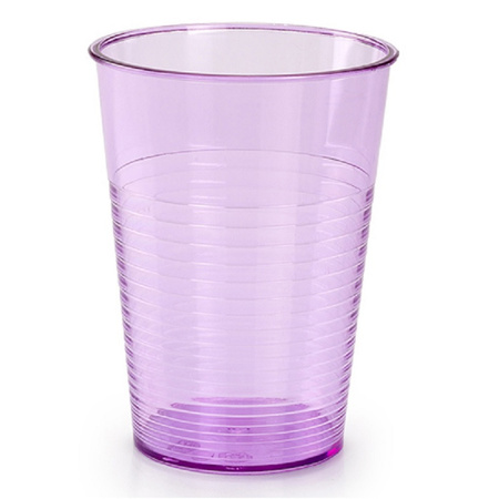 12x Plastic drinking glasses 360 ml multi-color