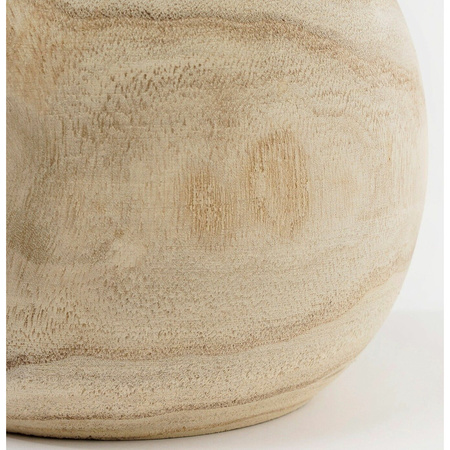 Mica Decorations Vase - wood - spherical - 16 x 28 cm