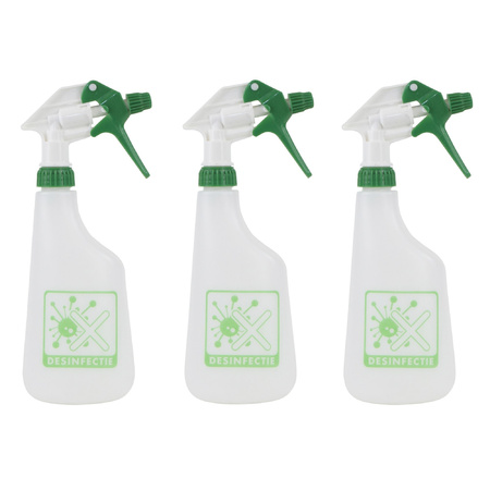 1x Plantenspuiten/waterspuiten 0,6 liter desinfectie spray