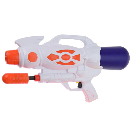 1x Waterpistolen/waterpistool wit van 47 cm kinderspeelgoed