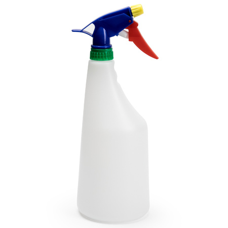 1x Water spray bottles white 1 liters 28 cm