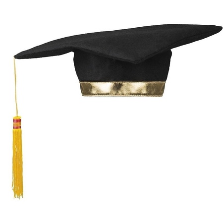 24x Graduate hat black