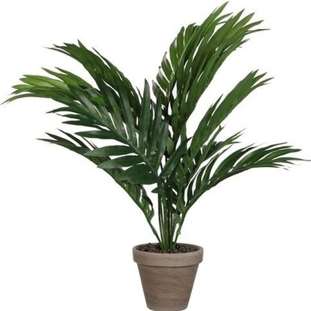 2x Areca palm kunstplanten groen 40 cm in pot