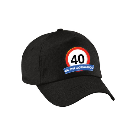 40 and still looking good stopbord pet / cap zwart voor volwassenen