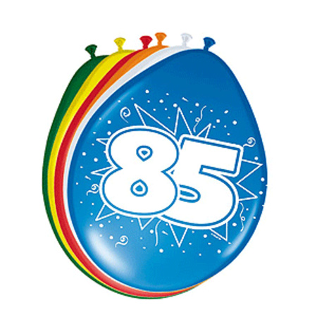 8x Balloons 85 years