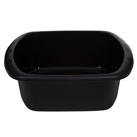 Washing-up basin/bowl - 9 liters - black - 38 x 32 x 13 cm