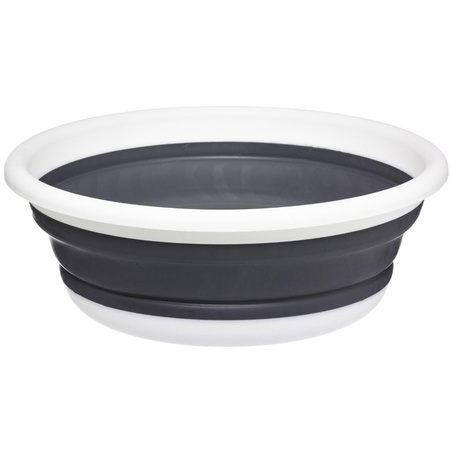 Foldable dish sink white/grey 37,5 x 14 cm 6 liters plastic