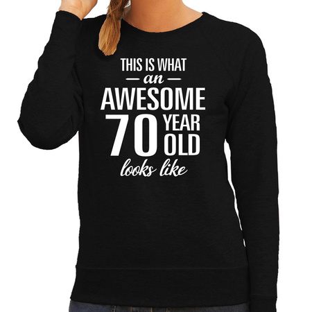 Awesome 70 year sweater black for women