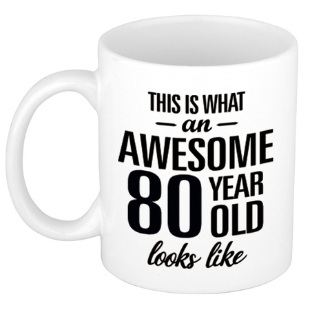 Awesome 80 year mug 300 ml