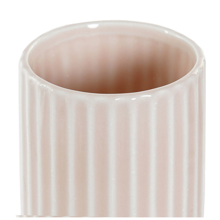 Cup / toothbrush holder white ceramic 12 cm