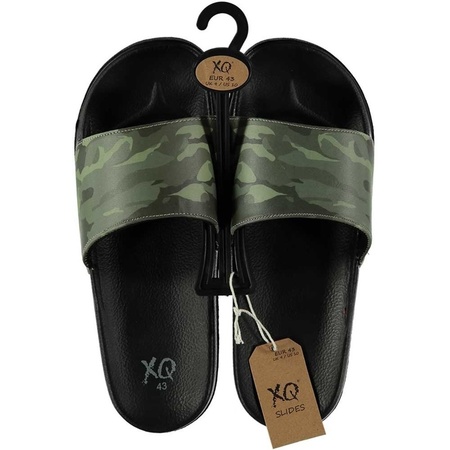 Gents slippers with army print