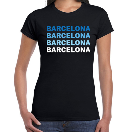 Barcelona / Spanje t-shirt zwart voor dames