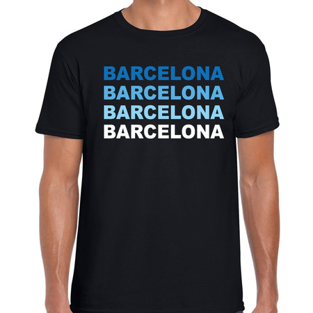 Barcelona / Spanje t-shirt zwart voor heren