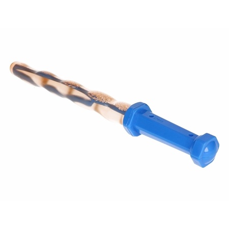 Bellenblaas zwaard blauw/oranje 37 cm