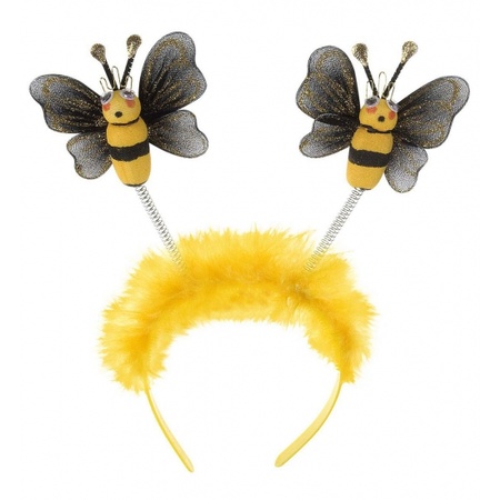 Bijen diadeem/haarband voor volwassenen