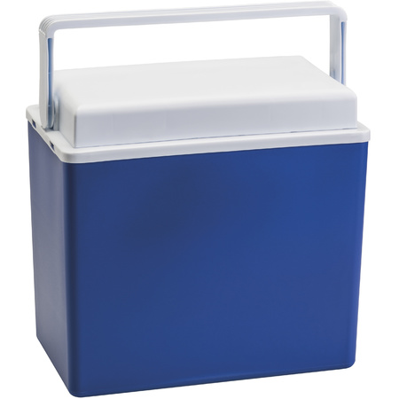 Blauwe koelbox klein 10 liter 30,5 cm
