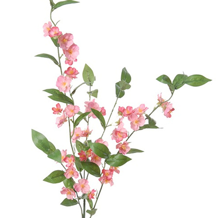 Bloesem kunstbloem/tak - appelbloesem roze - 85 cm