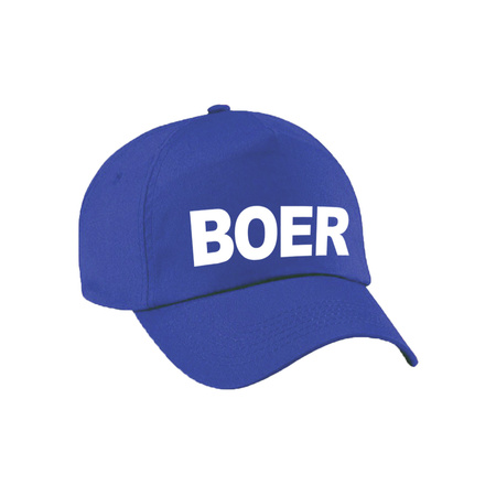 Boer cap blue for kids