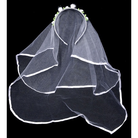 Diadem with bridal veil