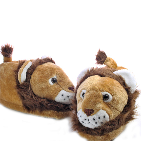 Dierenpantoffels/sloffen leeuw voor kinderen
