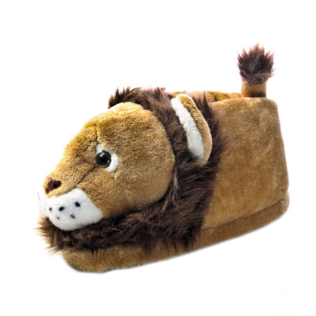Animal slippers lion for adults