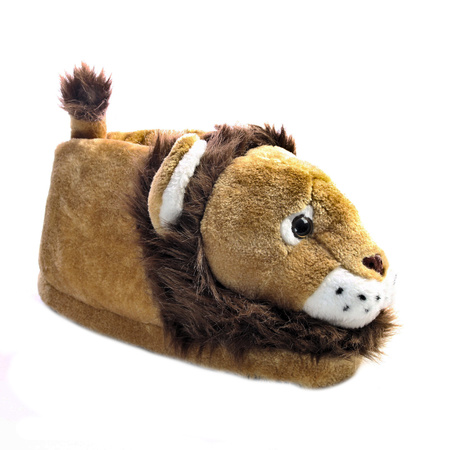 Animal slippers lion for adults