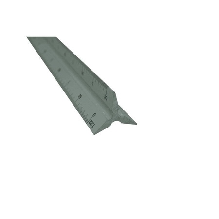 Aluminum triangular scale bar