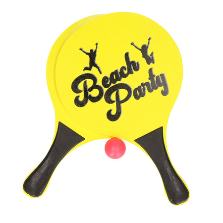 Yellow beachball set outdoor toys