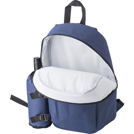 Large cooler bag backpack blue 43 x 29 x 15 cm 18 liters