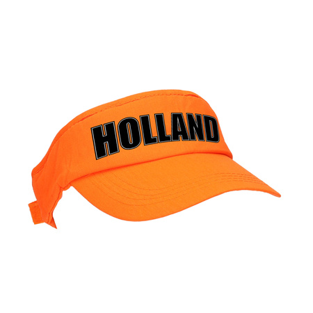 Holland supporter zonneklep / sun visor oranje voor Koningsdag en EK / WK fans