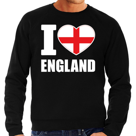 I love England fan sweater black for men