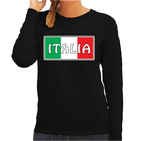 Italie / Italia landen sweater zwart dames