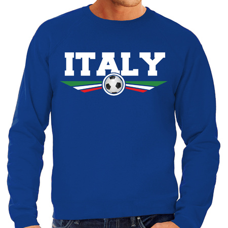 Italie / Italy landen / voetbal sweater blauw heren