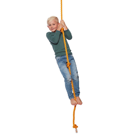 Kinder speeltoestel klimtouw met 3 knopen 190 cm