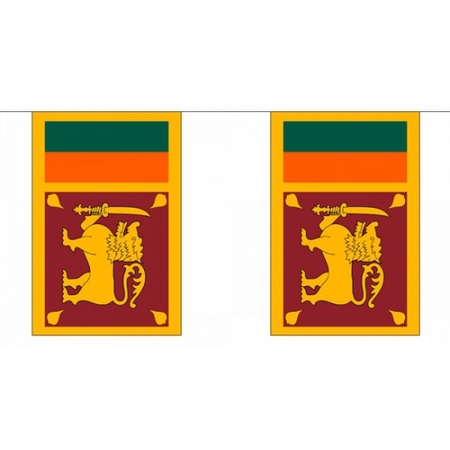 Luxe Sri Lanka vlaggenlijn 9 meter