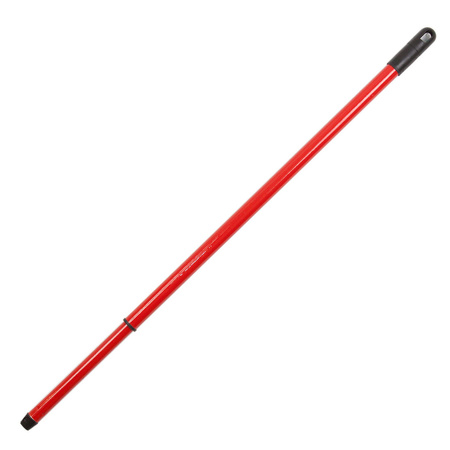 Metal universal telescopic handle red/black 80-130 cm