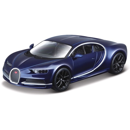 Modelauto Bugatti Chiron 1:32 blauw