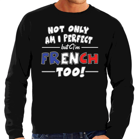Not only perfect but im French too black sweater men