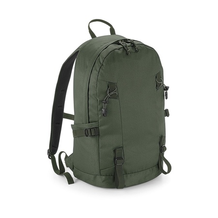 Olijf groene rugzak/rugtas voor wandelaars/backpackers 20 liter