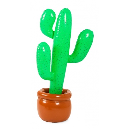 Opblaasbare cactus in pot 85 cm